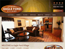 Tablet Screenshot of eaglefordvillage.com